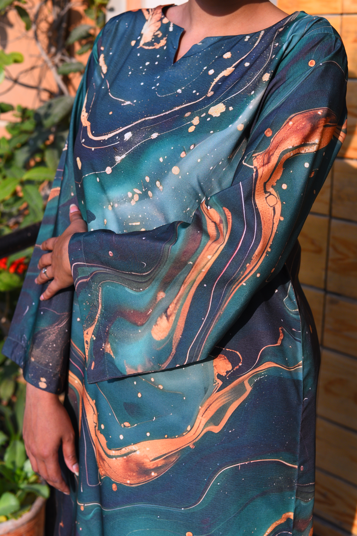 Marble Print Shirt